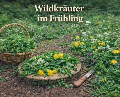 Wildkräuter im Frühling - KI-generiertes Symbolbild
