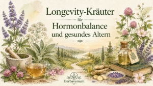 KI-generiertes Symbolbild zum Thema "Longevity-Kräuter, Hormonbalance & gesundes Altern"
