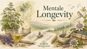 Mentale-Longevity KI-generiertes Symbolbild für das Thema "Kräuter für mentale Longevity"